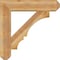 Ekena Millwork Balboa Craftsman Rough Sawn Bracket w/ Offset Brace, Western Red Cedar, 8"W x 34"D x 34"H BKT0806X34X34BOA04RWR - alternate 3